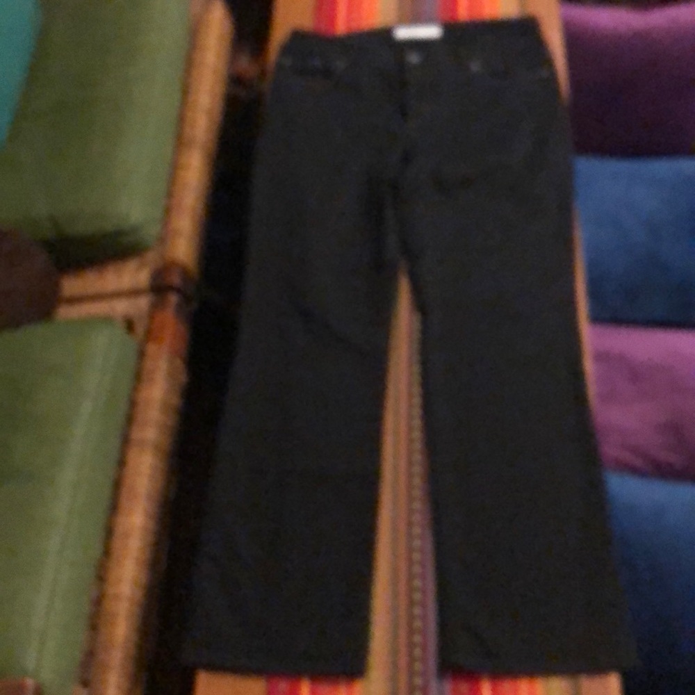 Chicos platinum denim black jeans